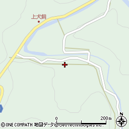鹿児島県霧島市牧園町下中津川1691周辺の地図