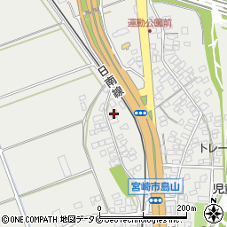 宮崎県宮崎市熊野1376-10周辺の地図