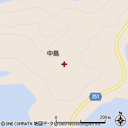 中島周辺の地図