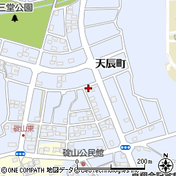 鹿児島県薩摩川内市天辰町593周辺の地図
