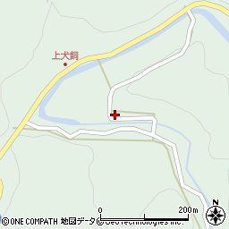 鹿児島県霧島市牧園町下中津川1672周辺の地図