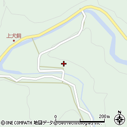 鹿児島県霧島市牧園町下中津川1677周辺の地図