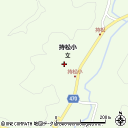 鹿児島県霧島市牧園町持松40周辺の地図