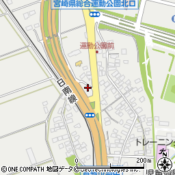 宮崎県宮崎市熊野1330-3周辺の地図