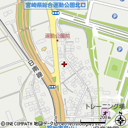 宮崎県宮崎市熊野1326-1周辺の地図