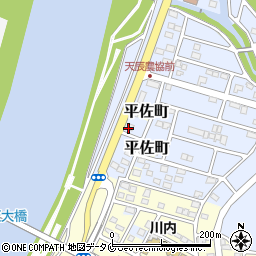 鹿児島県薩摩川内市天辰町57-5周辺の地図