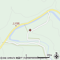 鹿児島県霧島市牧園町下中津川1646周辺の地図
