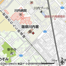 鹿児島県薩摩川内市原田町1周辺の地図