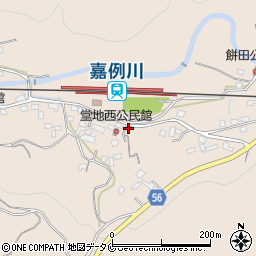 鹿児島県霧島市隼人町嘉例川2154周辺の地図