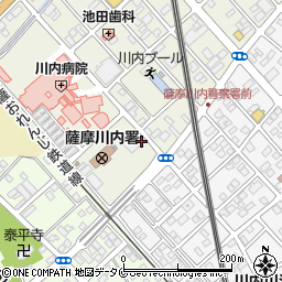 鹿児島県薩摩川内市原田町1-29周辺の地図