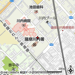 鹿児島県薩摩川内市原田町1-20周辺の地図