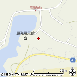 九州電力株式会社　川内原子力発電所展示館周辺の地図