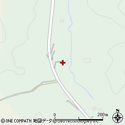 鹿児島県霧島市牧園町下中津川176周辺の地図