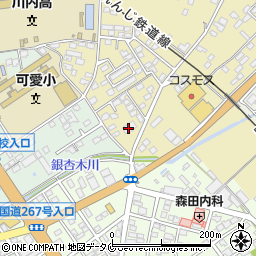 山下機械株式会社　川内営業所周辺の地図