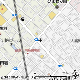 ＥＮＥＯＳ川内ハローズＳＳ周辺の地図