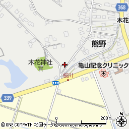 宮崎県宮崎市熊野9770-3周辺の地図