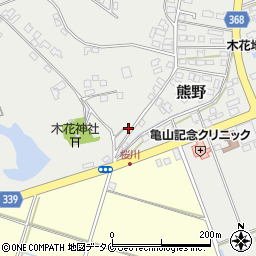 宮崎県宮崎市熊野9770-4周辺の地図