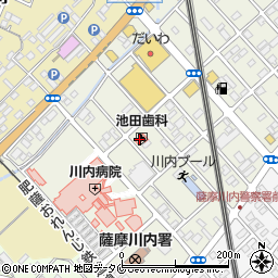 池田歯科周辺の地図