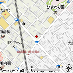 ファミリーマート川内原田町店周辺の地図