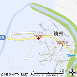 竹之内周辺の地図