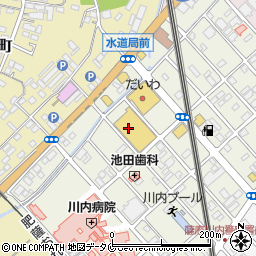 ヒマラヤ　薩摩川内店周辺の地図