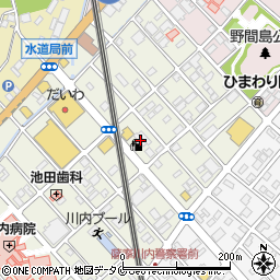 株式会社阿久根石油　天大橋ＳＳ周辺の地図