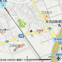 宮崎県宮崎市熊野10435周辺の地図