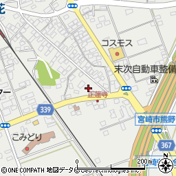 宮崎県宮崎市熊野10431周辺の地図