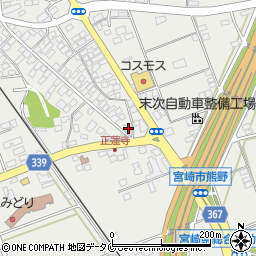 宮崎県宮崎市熊野10410周辺の地図