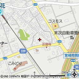 宮崎県宮崎市熊野10430周辺の地図