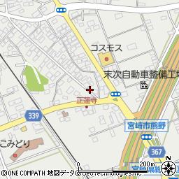 宮崎県宮崎市熊野10411周辺の地図
