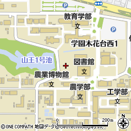宮崎県宮崎市学園木花台西周辺の地図
