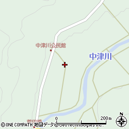 鹿児島県霧島市牧園町下中津川1303周辺の地図