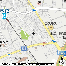宮崎県宮崎市熊野10425-2周辺の地図