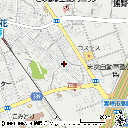宮崎県宮崎市熊野10417-1周辺の地図