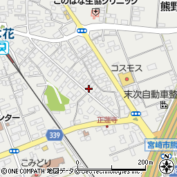 宮崎県宮崎市熊野10417周辺の地図