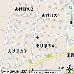 宮崎県宮崎市田野町周辺の地図