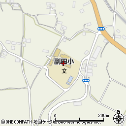 薩摩川内市立副田小学校周辺の地図
