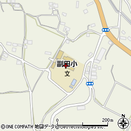 薩摩川内市立副田小学校周辺の地図
