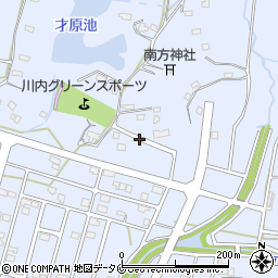 鹿児島県薩摩川内市天辰町1716-1周辺の地図