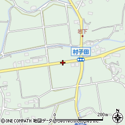 村子田十文字周辺の地図