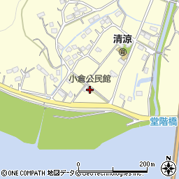 小倉公民館周辺の地図