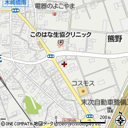 宮崎県宮崎市熊野1604周辺の地図
