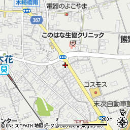 宮崎県宮崎市熊野10381-3周辺の地図