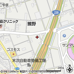 宮崎県宮崎市熊野1719周辺の地図