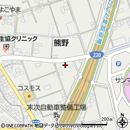 宮崎県宮崎市熊野1717周辺の地図