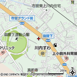 はま寿司薩摩川内店周辺の地図