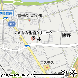 宮崎県宮崎市熊野1670周辺の地図