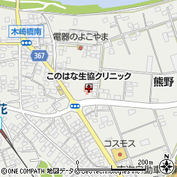 宮崎県宮崎市熊野1613周辺の地図