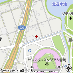 宮崎県宮崎市熊野2290-4周辺の地図